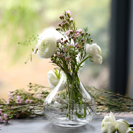 Vase with Fern Design by Vintage List