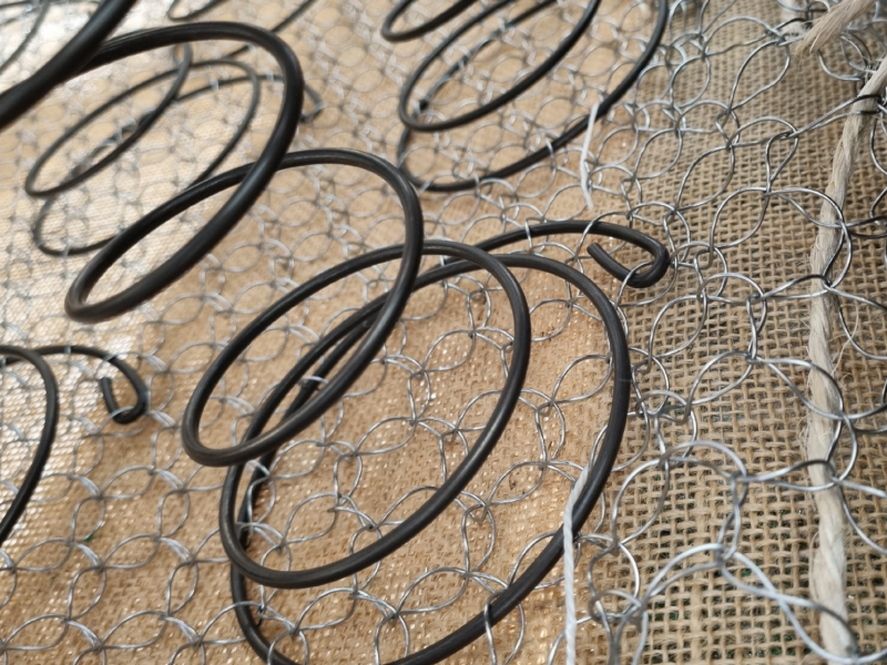 Individual coil springs in a Sophie Conran sofa