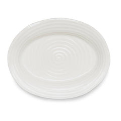 White Porcelain Medium Oval Plate