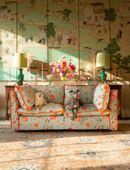 Wildwood Duck Egg Fabric Per Metre