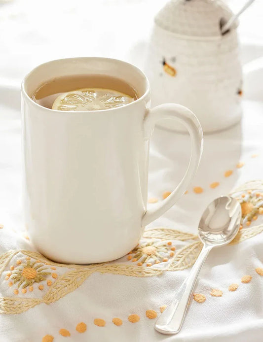 Cream Arbor Mug - Set of Four