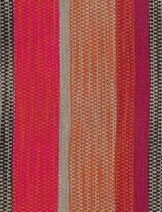 Llama Orange Fabric Sample