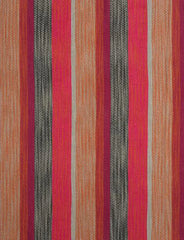 Llama Orange Fabric Sample