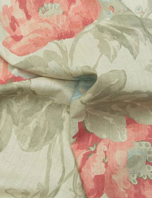 Peony Sea Coral Fabric Per Metre