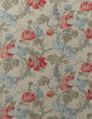 Peony Sea Coral Fabric Per Metre