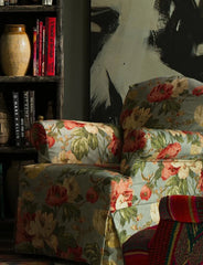 Peony Summer Sky Fabric Per Metre
