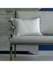 Picket Denim Island Trim Cushion 40x55CM