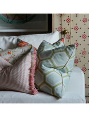 Picket Pink Island Trim Cushion 40x55CM