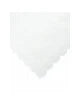 White Scalloped Emperor Duvet Cover & 2 Super King Pillowcase Set