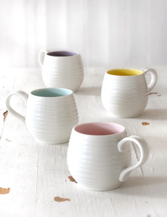 Sunshine Honey Pot Mug - Set of Four